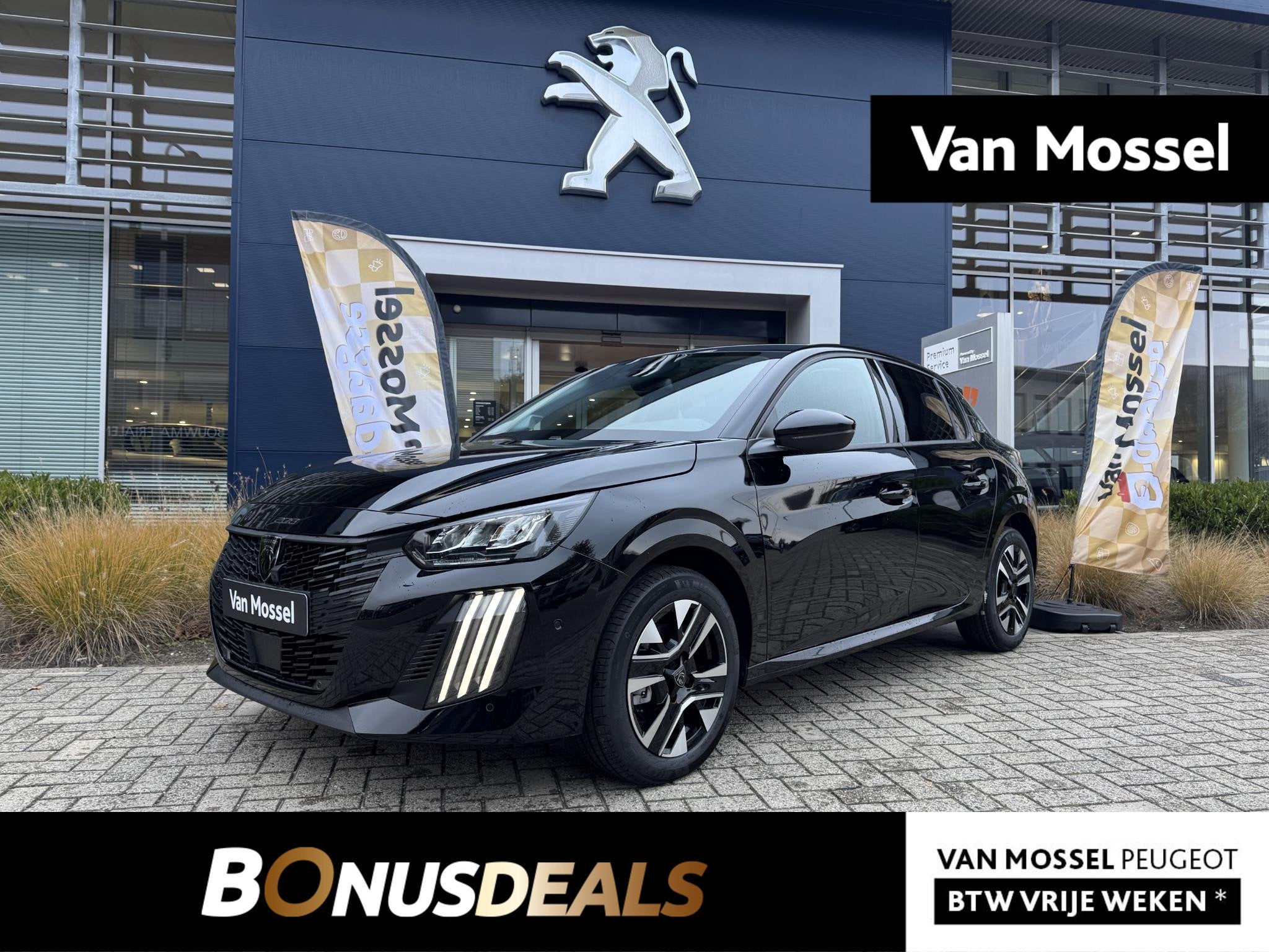 Peugeot 208 Hybrid 110 e-DCS6 Allure l Voorraad l Vision & N, Auto's, 1195 kg, Euro 6, 1199 cc, Leder en Stof