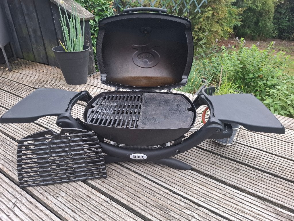 Weber gas BBQ, Tuin en Terras, Ophalen, Gebruikt, Weber, Met accessoires
