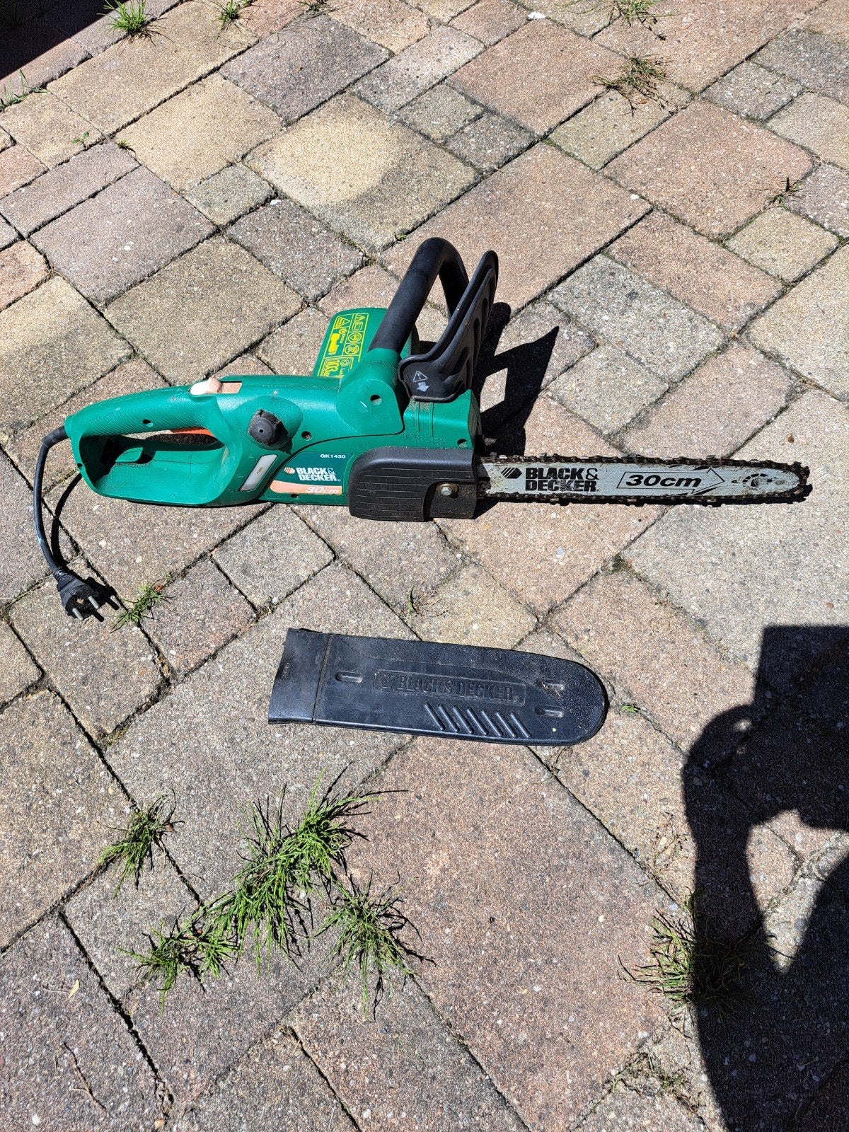 Black & Decker GK1430 Elektrische Kettingzaag 1400W, Ophalen, Gebruikt, 70 mm of meer, Kettingzaag