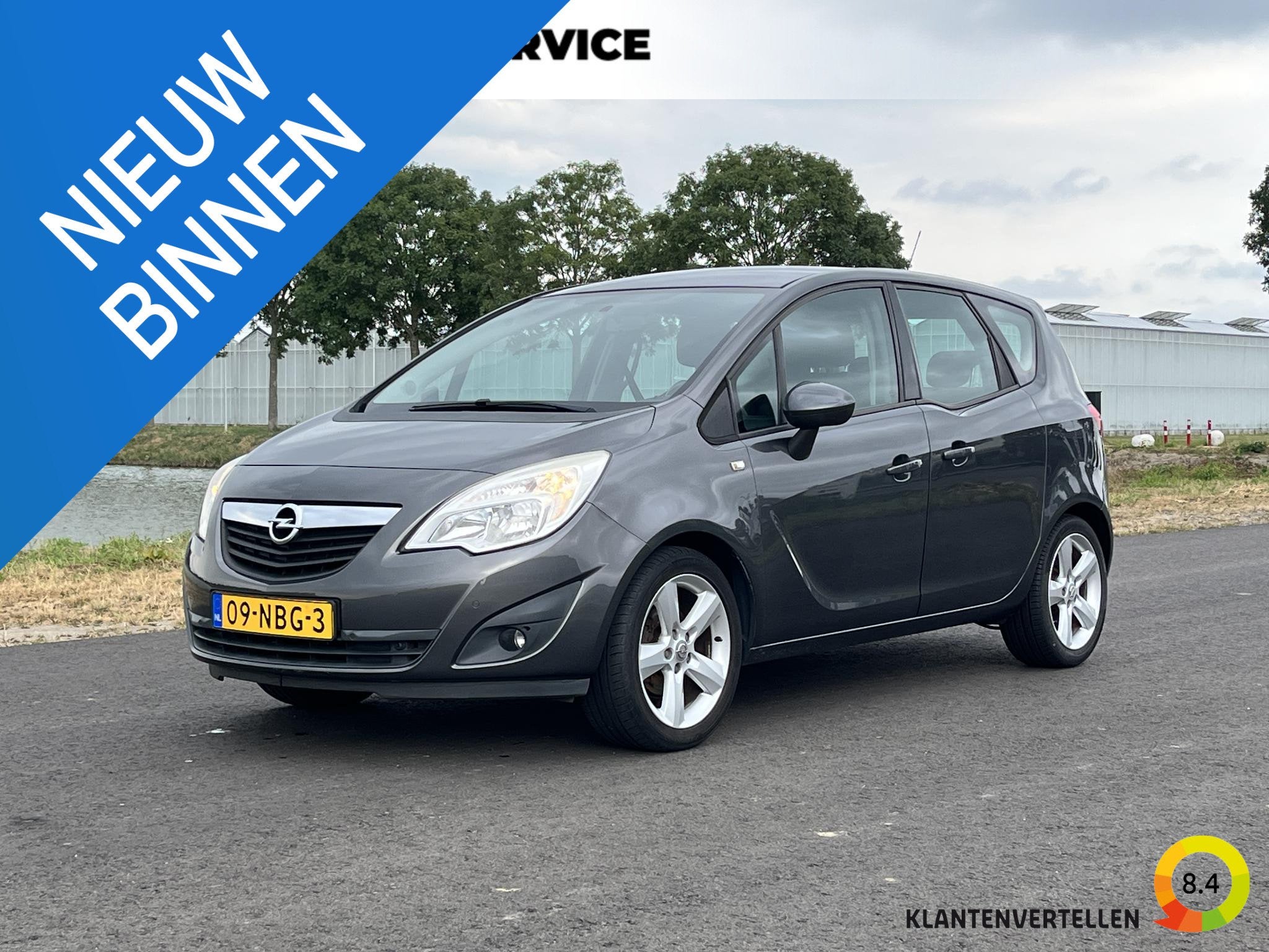 Opel Meriva 1.4 Edition Airco, cruise, pdc, Voorwielaandrijving, Euro 5, Gebruikt, 4 cilinders