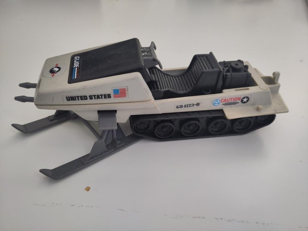 Vintage G.I. Joe Sneeuwscooter met Ski's en Rupsbanden, Ophalen of Verzenden, Gebruikt