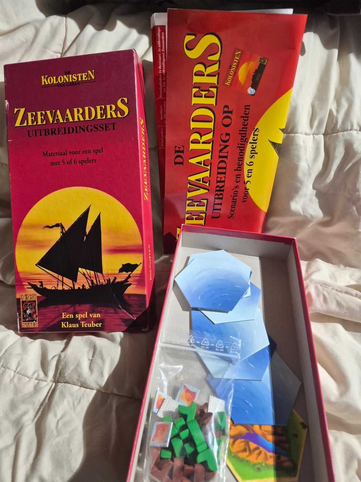 catan zeevaarders uitbreidingsset voor 5 of 6 spelers, Ophalen of Verzenden, Zo goed als nieuw