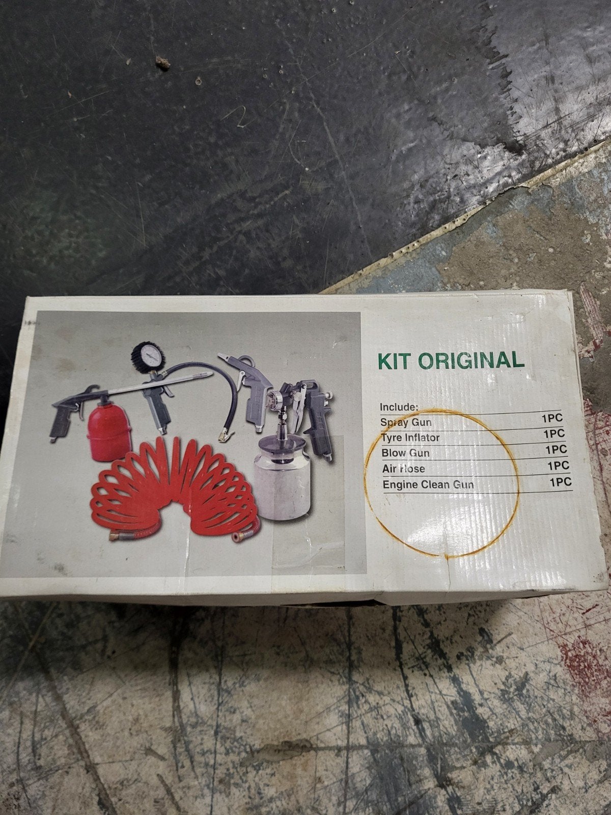 VOS Airtools Compressor Set - Nieuwstaat, Doe-het-zelf en Verbouw, 6 tot 10 bar, Nieuw, Ophalen of Verzenden, Minder dan 200 liter/min