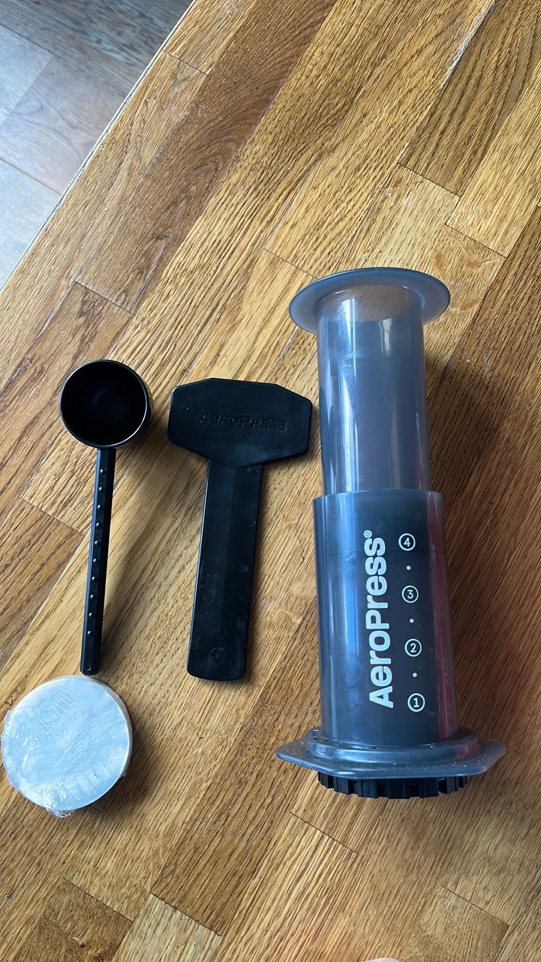 Aeropress Original, Witgoed en Apparatuur, Ophalen of Verzenden, Zo goed als nieuw