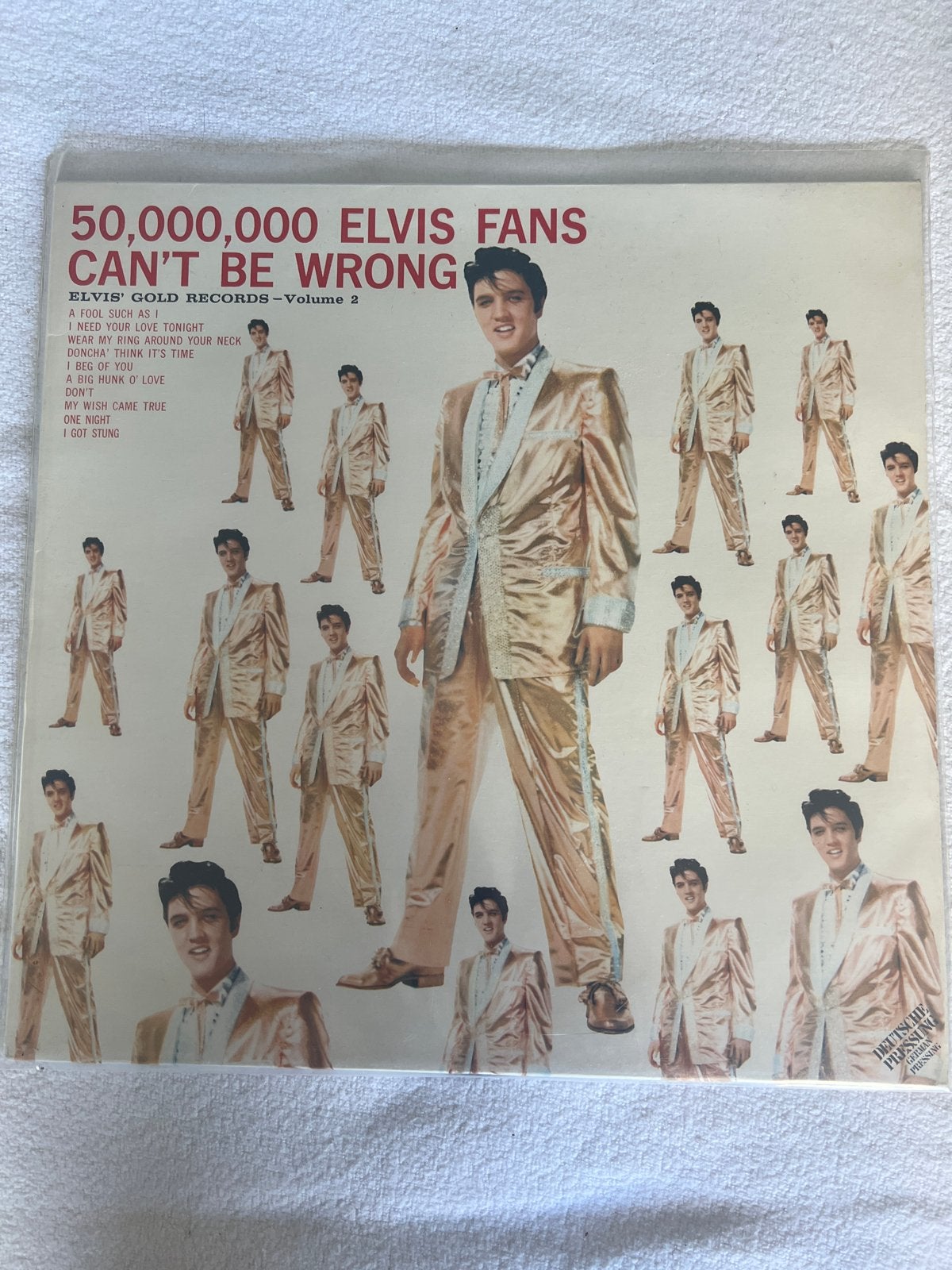 Elvis Presley - 50,000,000 Elvis Fans Can't Be Wrong, Ophalen, 1960 - 1969, Gebruikt, 12 inch
