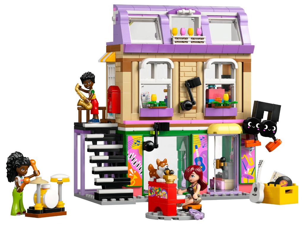 LEGO Friends 42653 Muziekwinkel en Appartement 483 delig, Lego, Nieuw, Friends, Ophalen of Verzenden