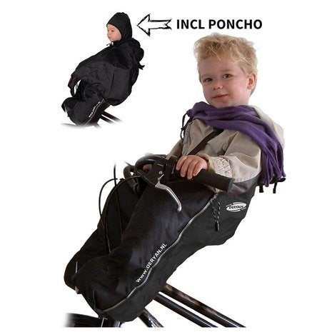 Bike-a-way Deryan fiets voetenzak met poncho (NIEUW!), Nieuw, Ophalen of Verzenden, Bovenkleding, Kinderen
