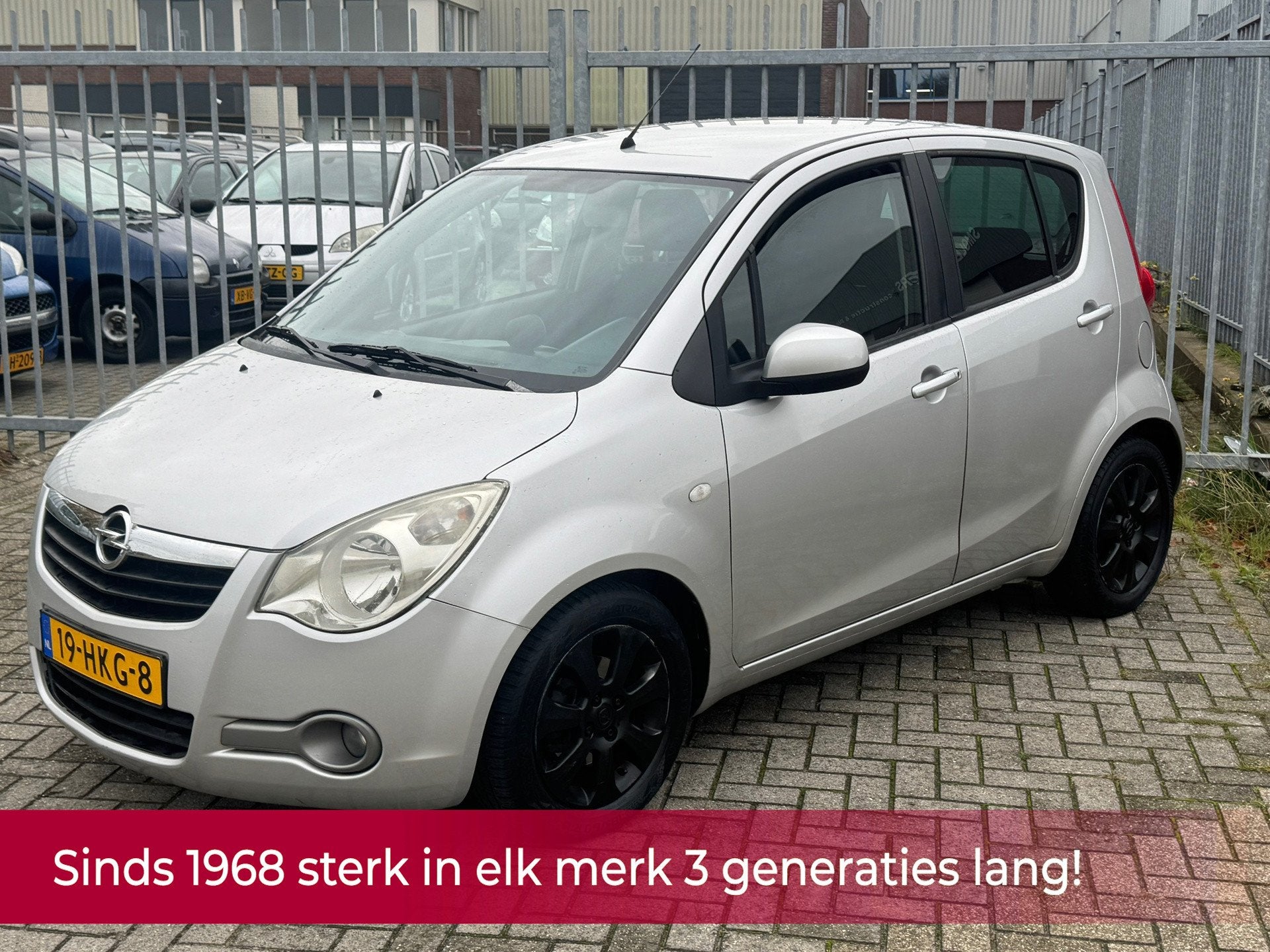 Opel Agila 1.2 Enjoy AUTOMAAT! 1e eigenaar l NL AUTO NAP l A, Auto's, Opel, 4 cilinders, Origineel Nederlands, Bedrijf, Zilver of Grijs
