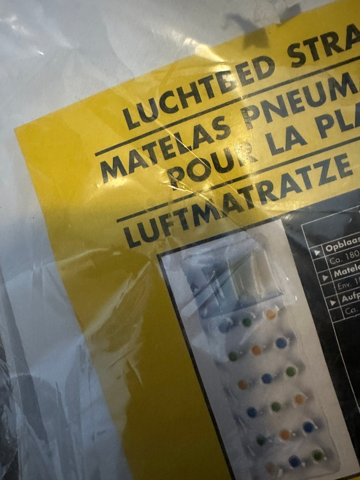 luchtbed nieuw, Tuin en Terras, Ophalen of Verzenden, Zo goed als nieuw