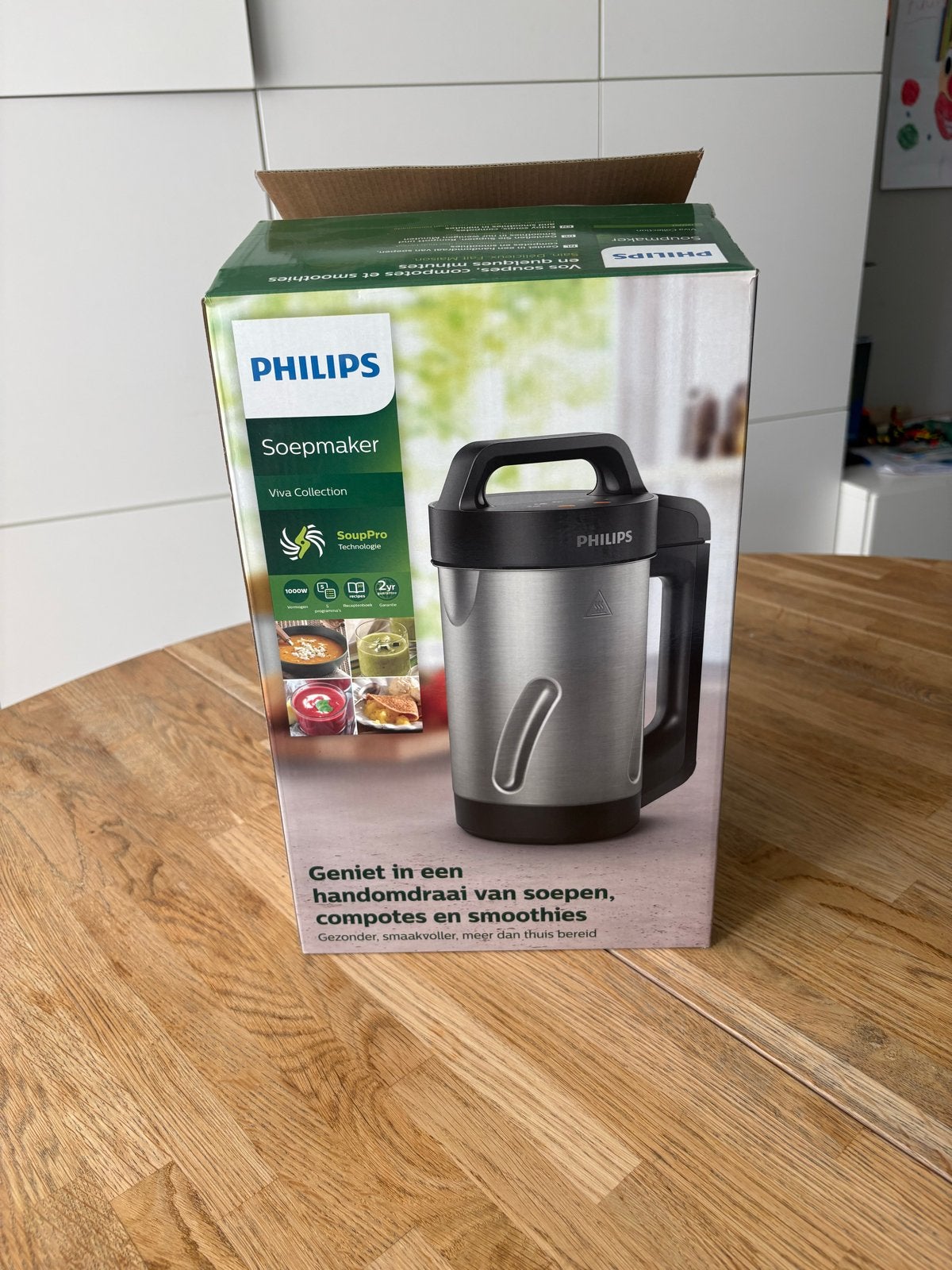 Philips Soepmaker Viva Collection - Slechts één keer gebruik, Witgoed en Apparatuur, Keukenmixers, Ophalen, Zo goed als nieuw