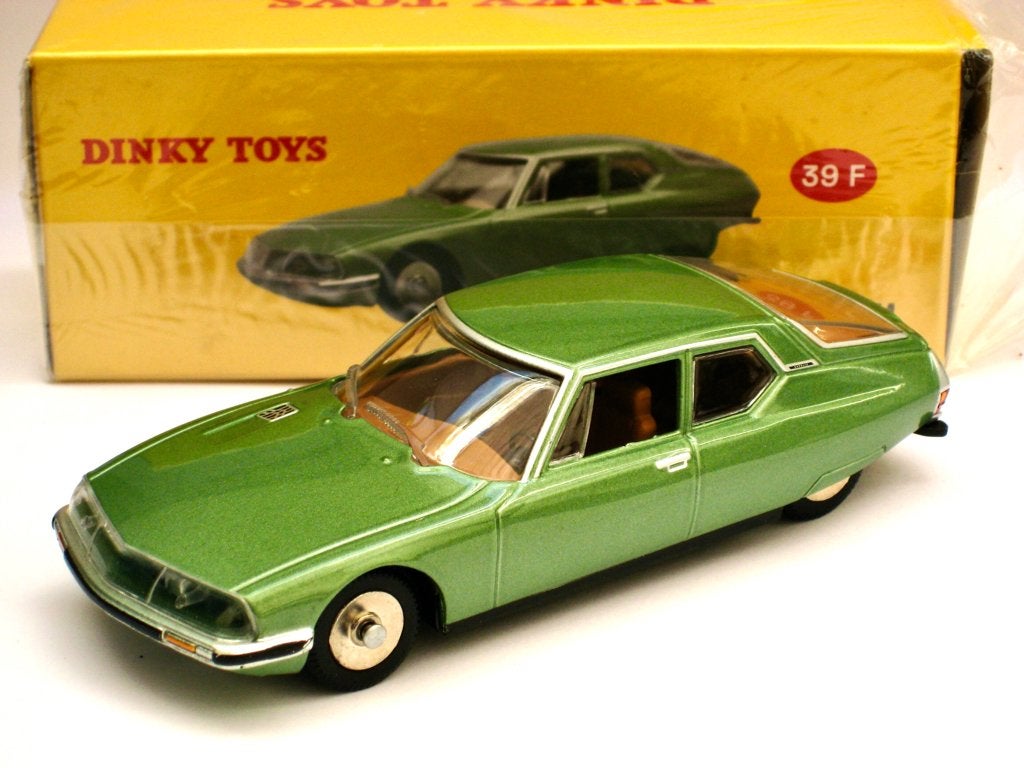 Citroen SM groen metallic Atlas Dinky Toys 1:43, Ophalen of Verzenden, Nieuw, Auto, Dinky Toys