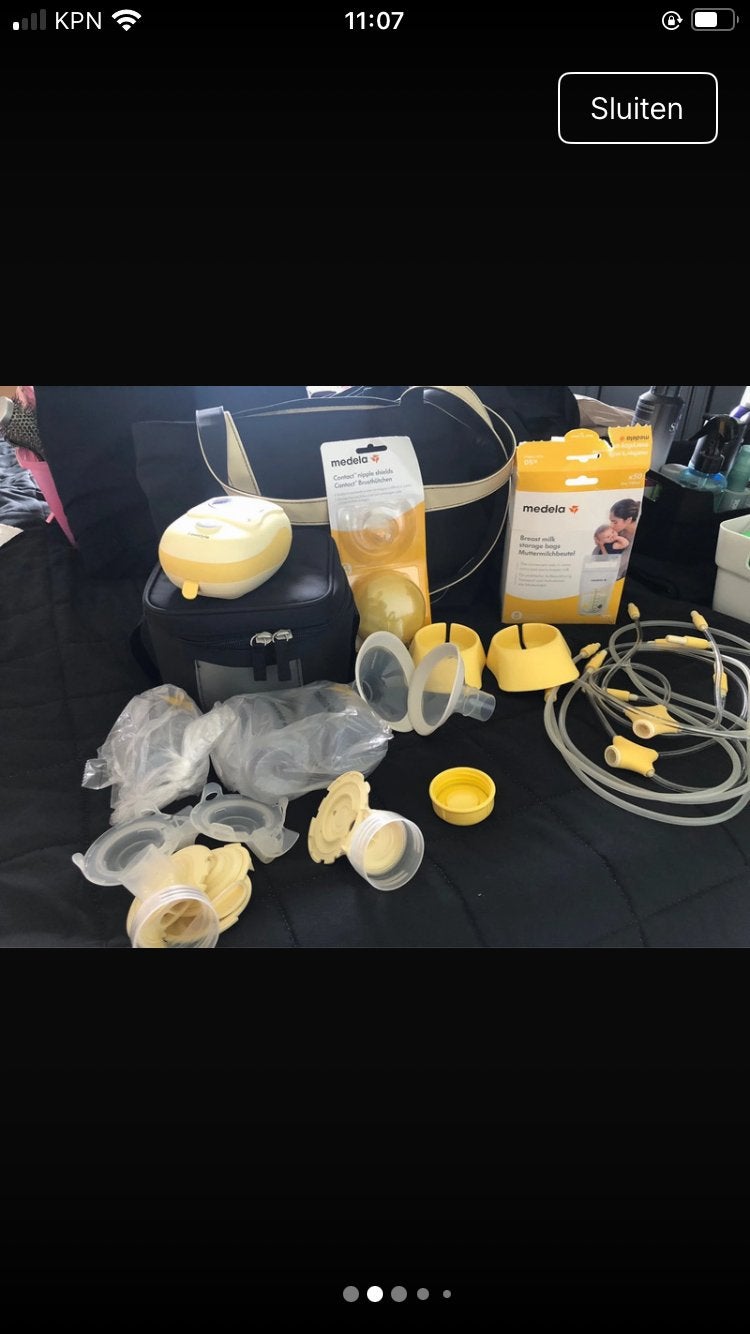 Medela Freestyle kolfapparaat met accessoires, Ophalen, Gebruikt