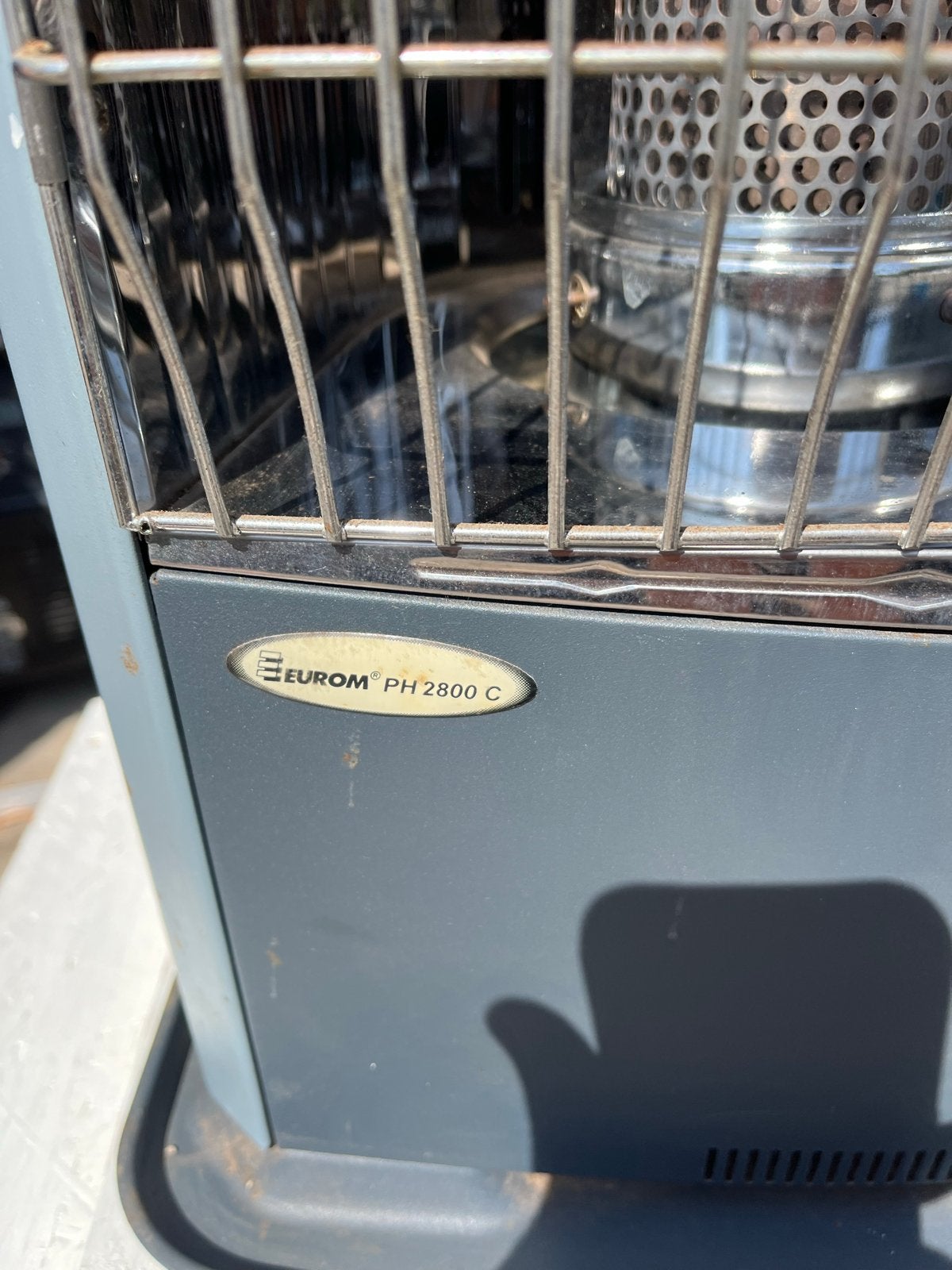 Eurom PH 2800 C Petroleumkachel met 20L Qlima Kristal, Gebruikt, Overige brandstoffen, Petroleumkachel, Ophalen of Verzenden
