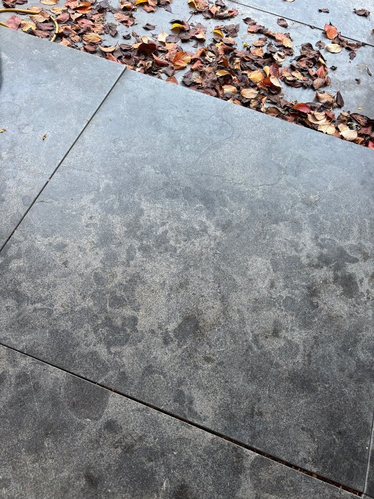 Tuin tegels Chinees hardsteen, Tuin en Terras, Ophalen, Gebruikt, Gecoat, Terrastegels