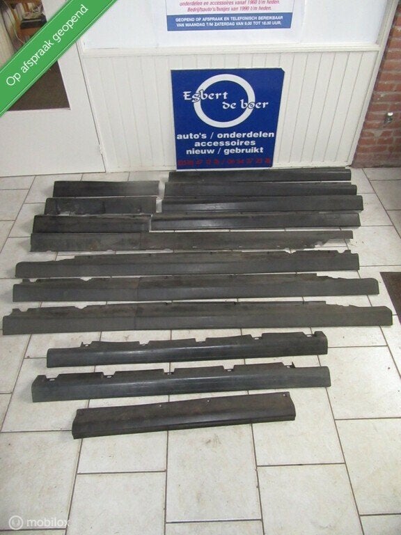 Zijskirts dorpel bekleders Opel Rekord E, bj 1979 tm 1987, Gebruikt, Opel, Ophalen of Verzenden, Opel