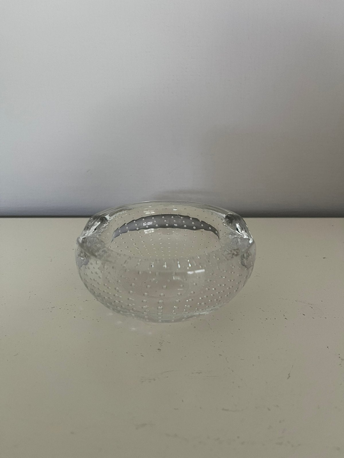 Spijkerasbak A.D.Copier Leerdam, Antiek en Kunst, Antiek | Glas en Kristal, Ophalen of Verzenden