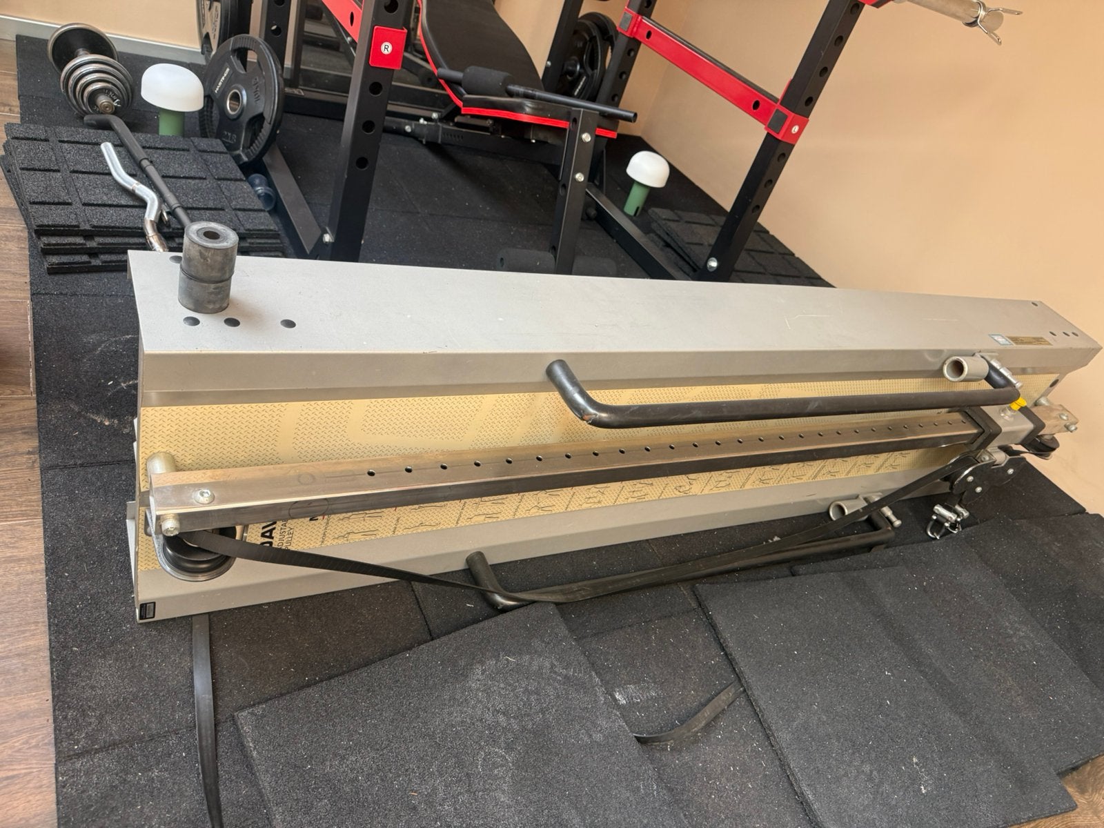 Cable machine met 80kg steekgewicht, Tuin en Terras, Minder dan 150 cm, Ophalen, Zo goed als nieuw, Knikarmscherm