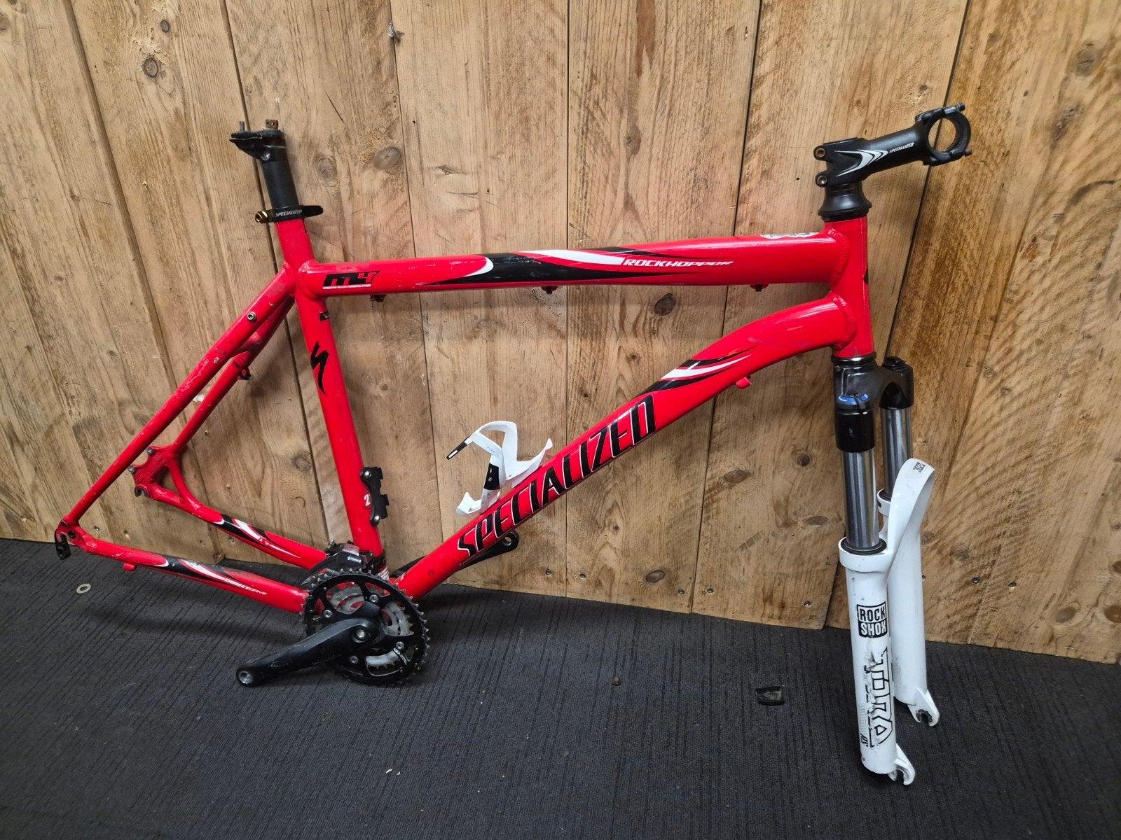 Gebruikt specialized mountianbike frame rock shox voorvork, 53 tot 57 cm, Ophalen of Verzenden, Gebruikt, Overige merken