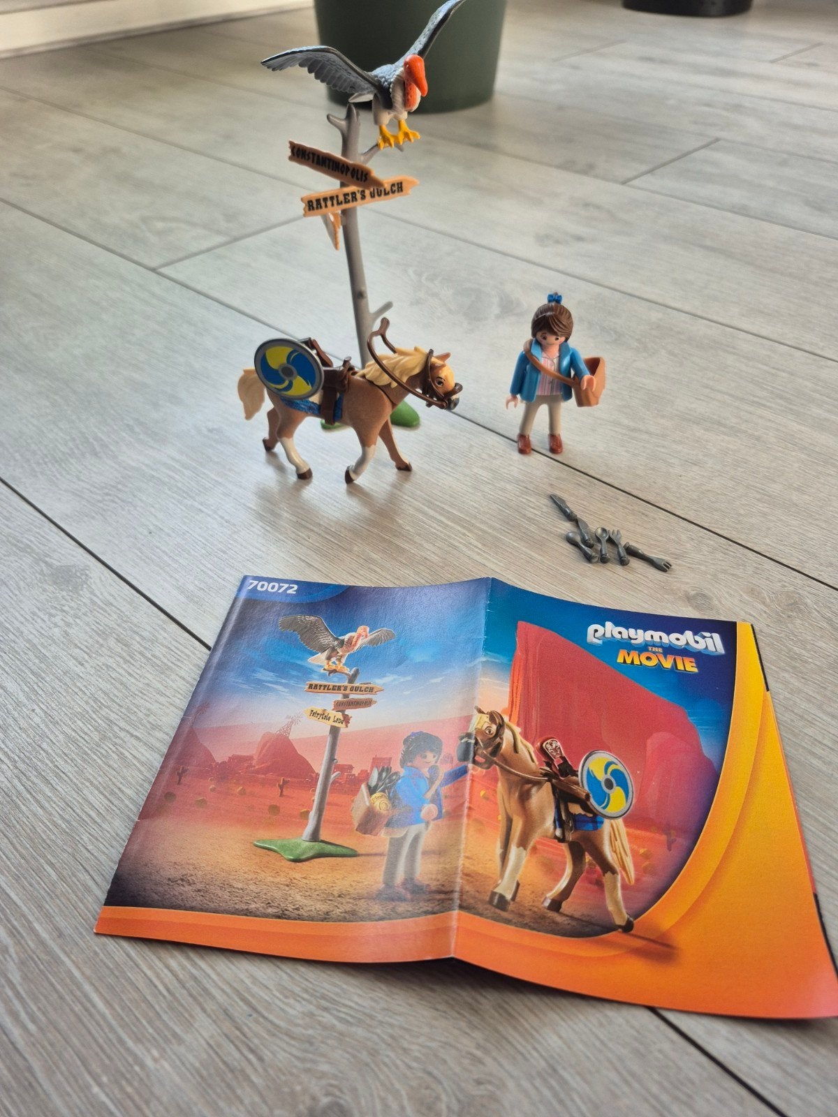 Playmobil the movie marla met paard 70072, Ophalen of Verzenden, Zo goed als nieuw