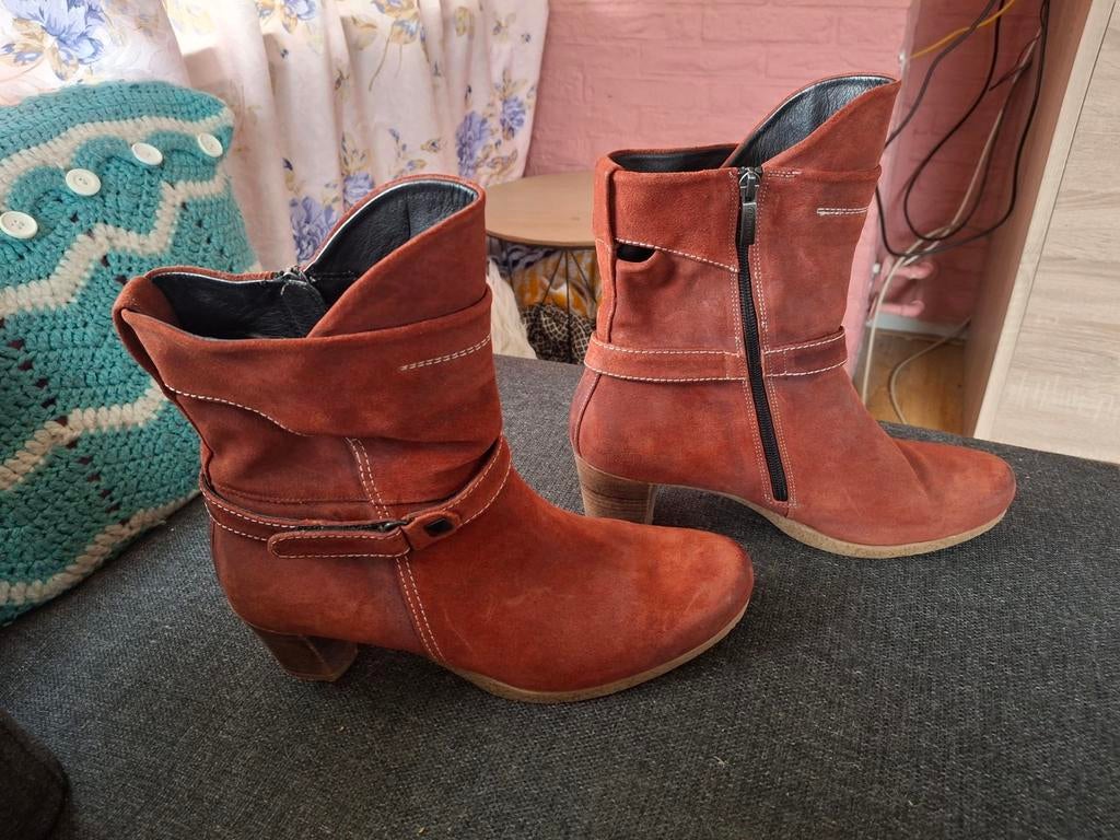 Cognackleurige Footnotes laarzen maat, wijdte H, maat 43, Kleding | Dames, Schoenen, Bruin, Lage of Enkellaarzen, Ophalen of Verzenden