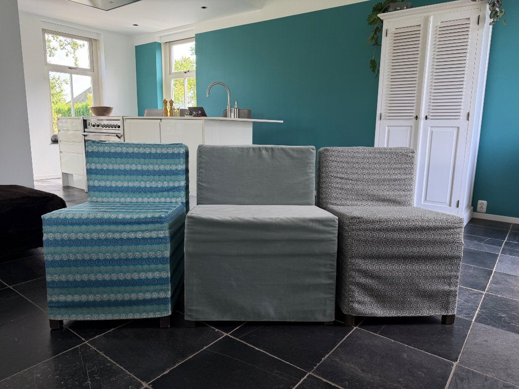 3x Linteloo DWI/Henk Vos eetkamerstoelen (opnieuw bekleden), Ophalen of Verzenden, Gebruikt, Drie