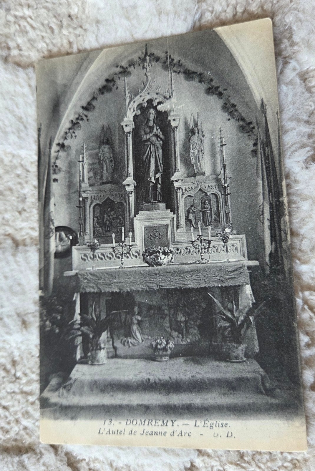 Domremy L'Eglise Jeanne d'Arc, Verzenden, Voor 1920, Ongelopen, Overige thema's