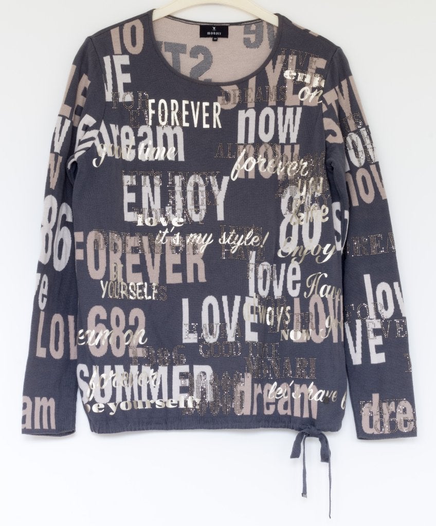 Dames trui Monari maat 38, Kleding | Dames, Maat 38/40 (M), Monari, Ophalen of Verzenden, Grijs