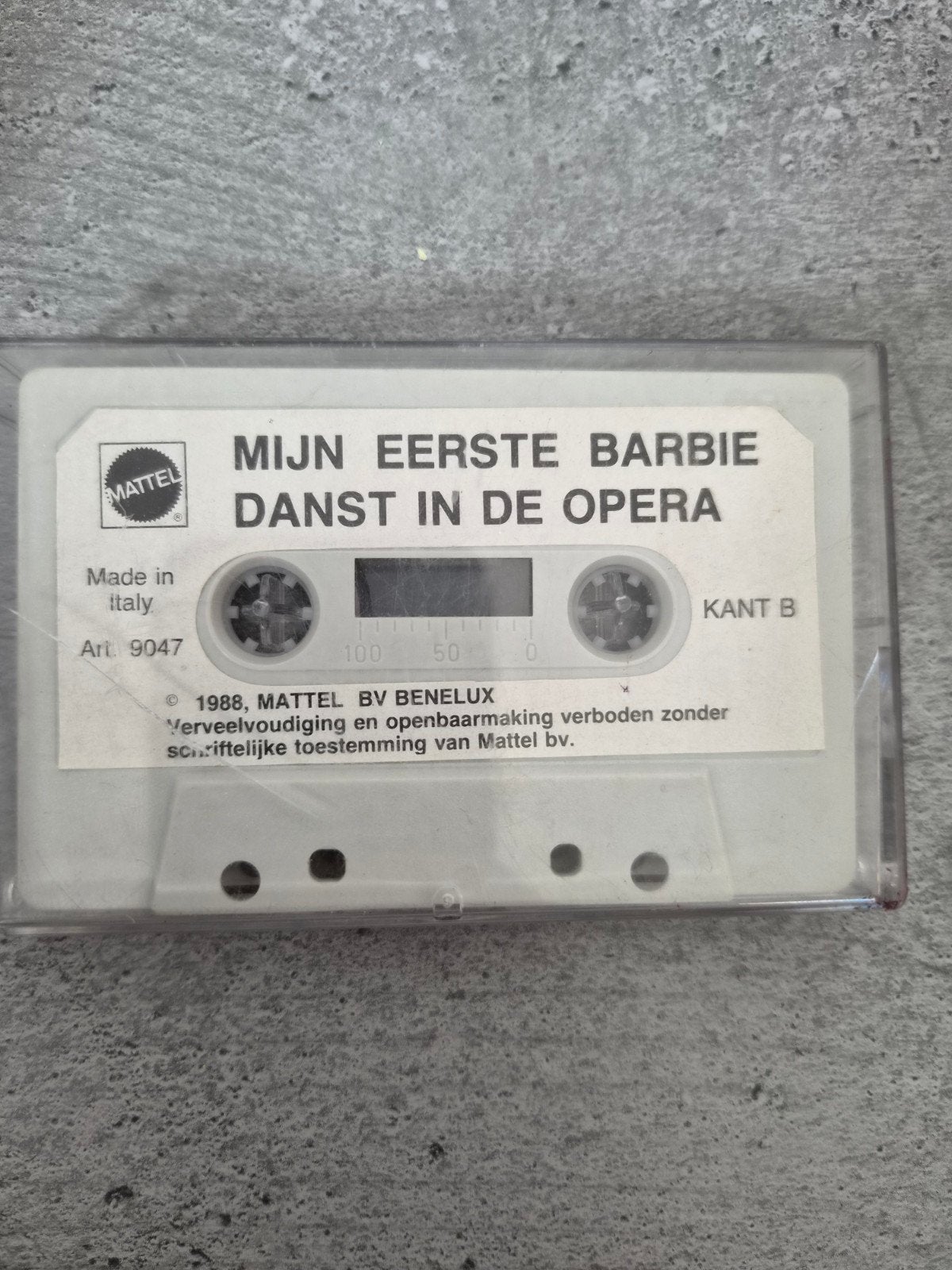 Mijn Eerste Barbie Danst in de Opera Cassettebandje 1988, Ophalen of Verzenden, Gebruikt, Overige typen