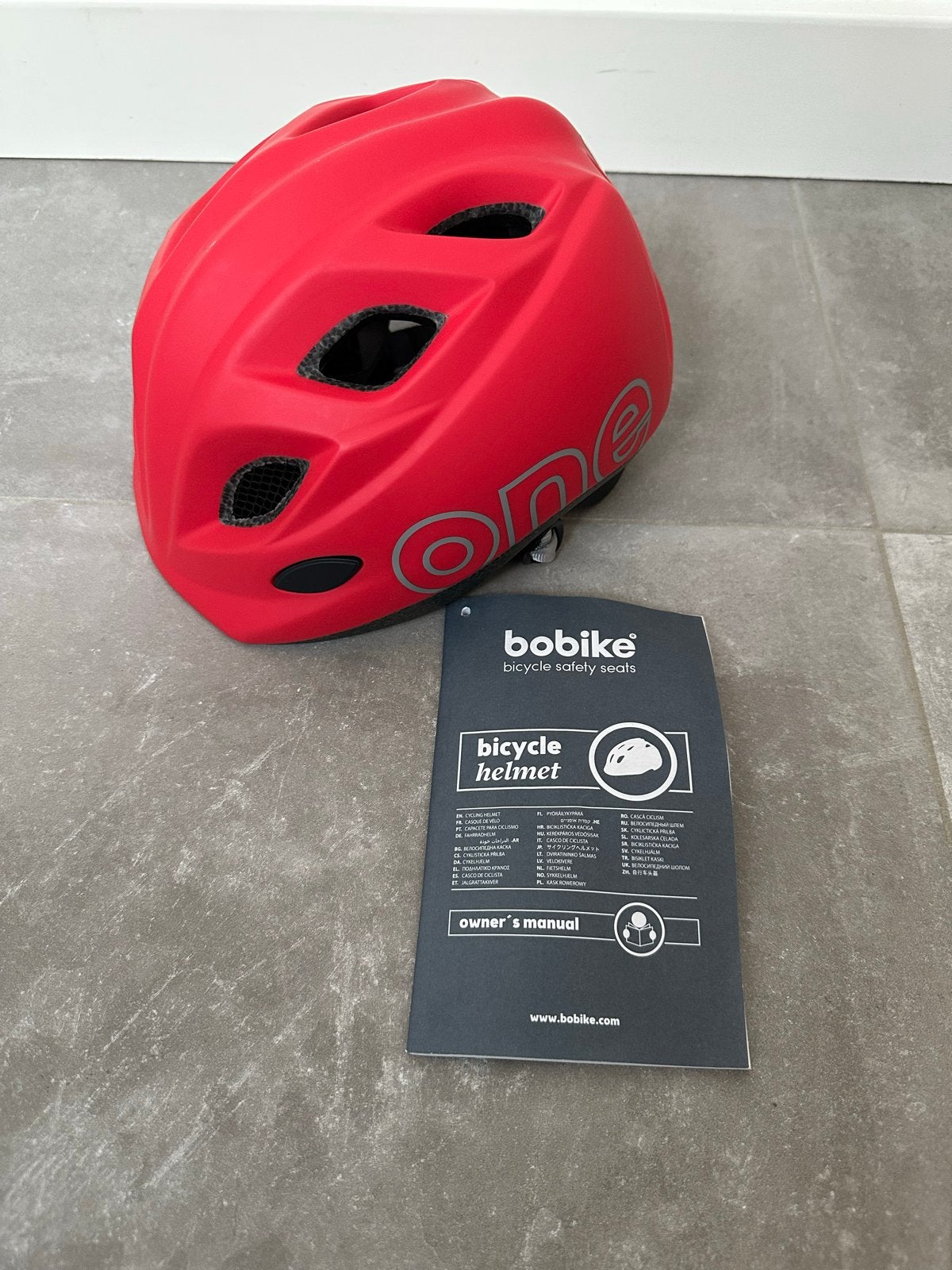 Bobike kinder fietshelm XS (48-52 cm) koraal, Fietsen en Brommers, Ophalen of Verzenden, Zo goed als nieuw, XS, Jongen of Meisje