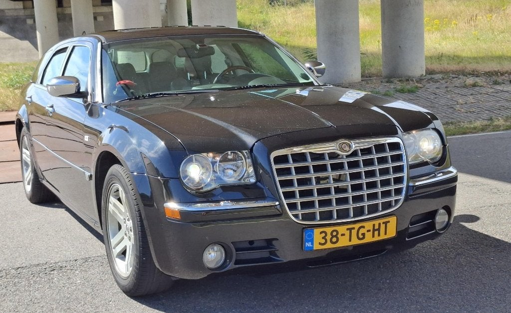 Chrysler 300C 3.5 I V6 Touring AUT 2006 Zwart, Auto's, Chrysler, Automaat, Open dak, 2000 kg, Stationwagon