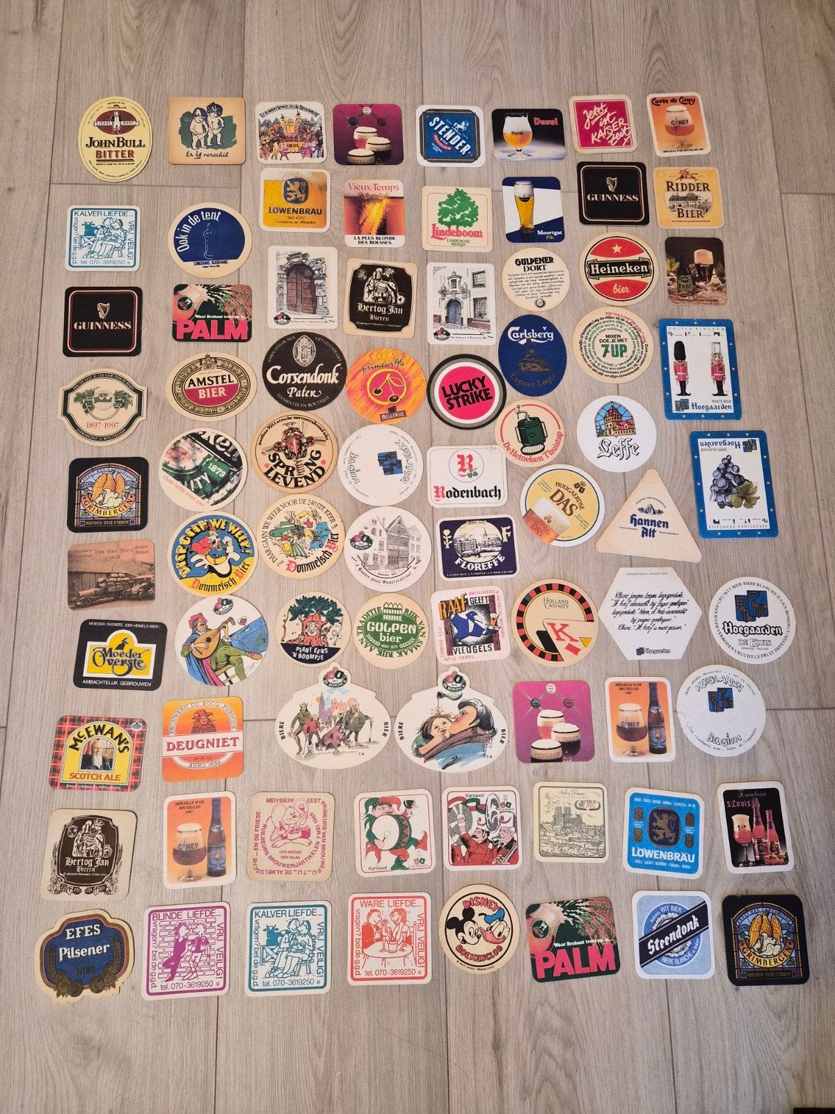 Grote collectie bierviltjes van diverse merken, Ophalen of Verzenden, Gebruikt, Viltje(s), Overige merken