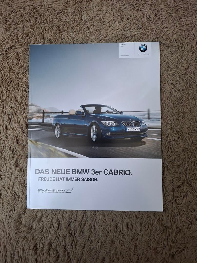 Autofolder BMW 3 serie cabrio (E93), Verzenden, Zo goed als nieuw, BMW