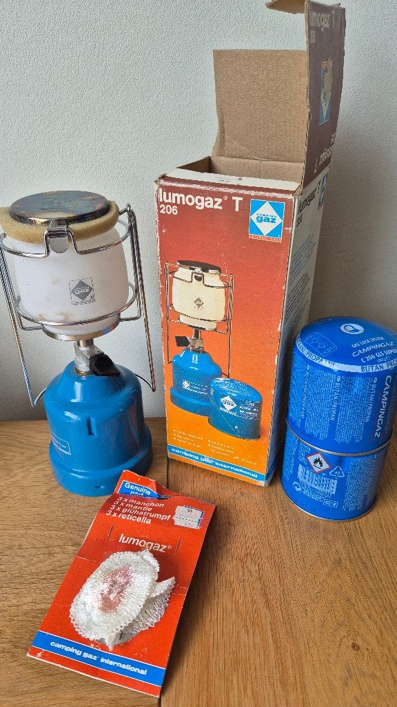 Campingaz 206, nieuw met 2 volle blikjes C 206 en 3 kousjes., Ophalen of Verzenden, Nieuw