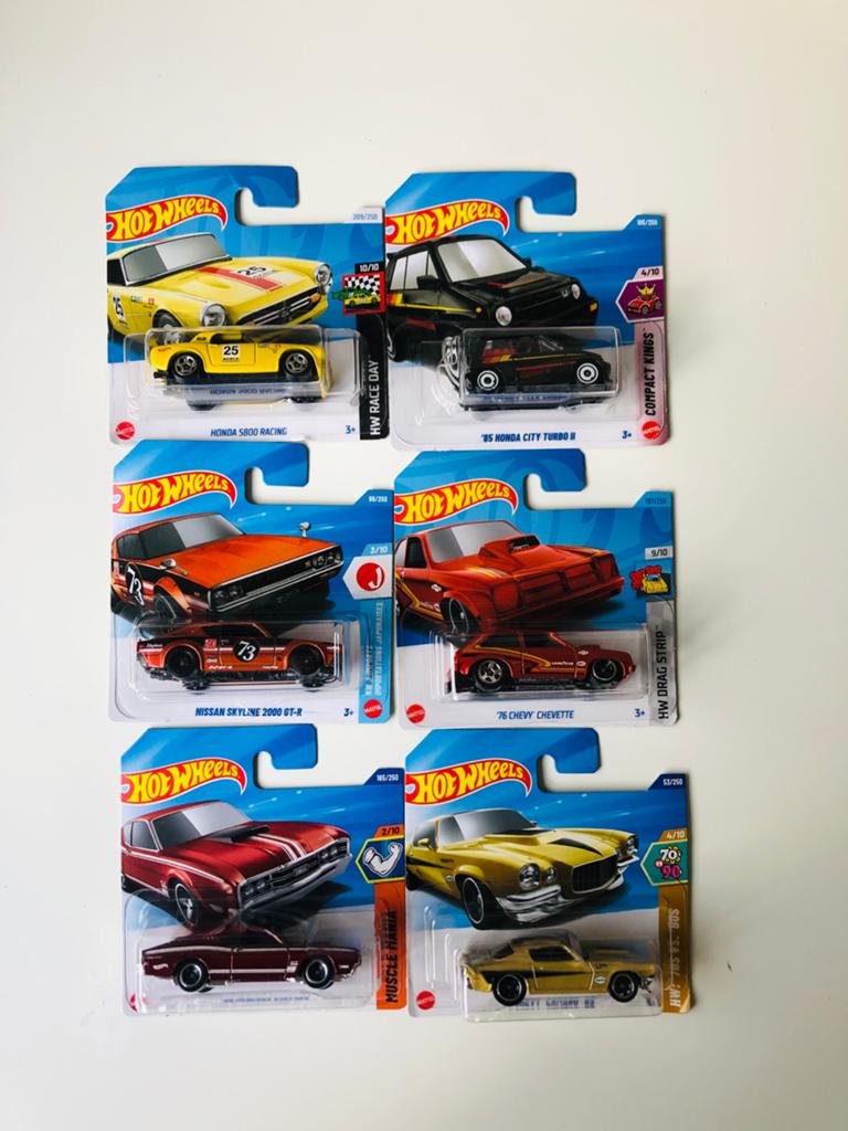 Set van 6 Hot Wheels Klassieke Auto's - Nieuw in Verpakking, Ophalen of Verzenden, Nieuw