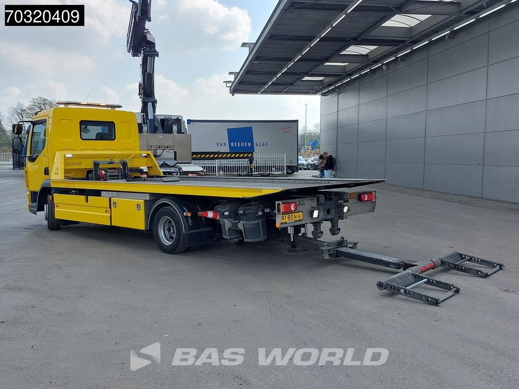 DAF LF LF 230 4X2 NL-truck APK Falkom FAS 5000 Abschleppwage, Auto's, Vrachtwagens, Stof, Euro 6, Stoelverwarming, Geel
