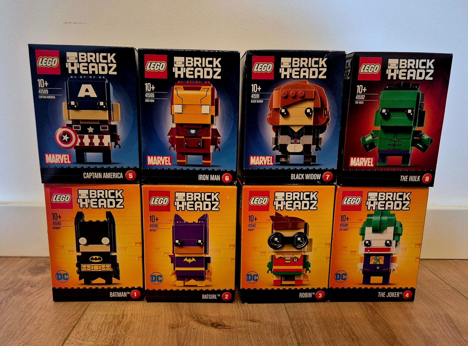 De eerste 8 lego brickheadz - nieuw/gesealed, Ophalen of Verzenden, Nieuw