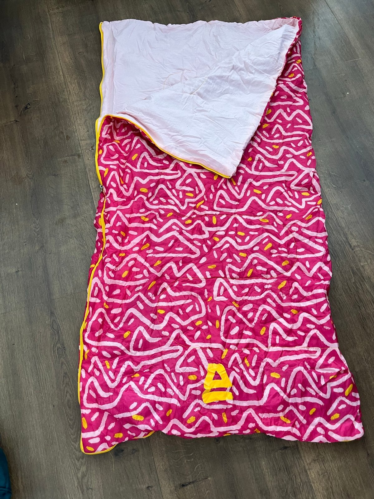 Slaapzak 140-70 Mooloolahba Junior - Roze met patroon, Ophalen, Gebruikt