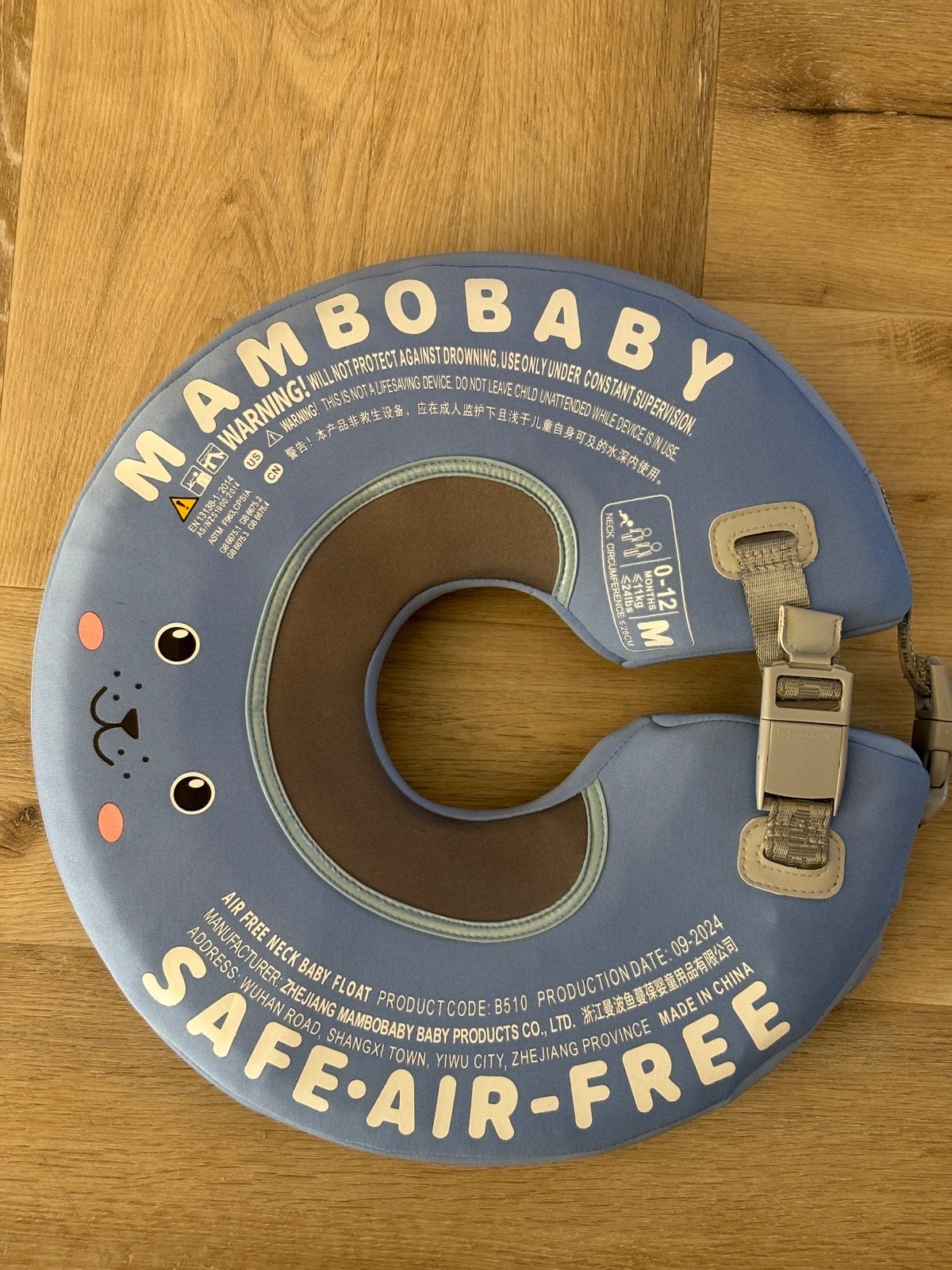 Mambobaby Baby Nek Float - nekkraag zwemband, Ophalen of Verzenden, Zo goed als nieuw, Overige typen