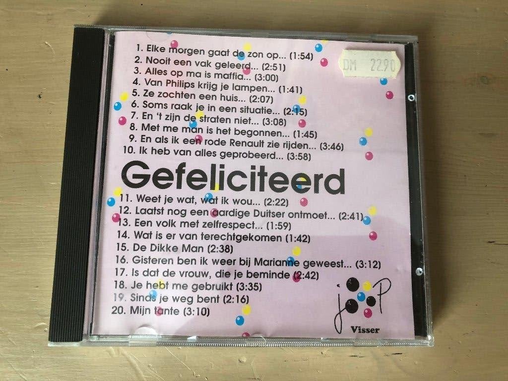 Joop Visser - Gefeliciteerd, Ophalen of Verzenden, Zo goed als nieuw, Levenslied of Smartlap