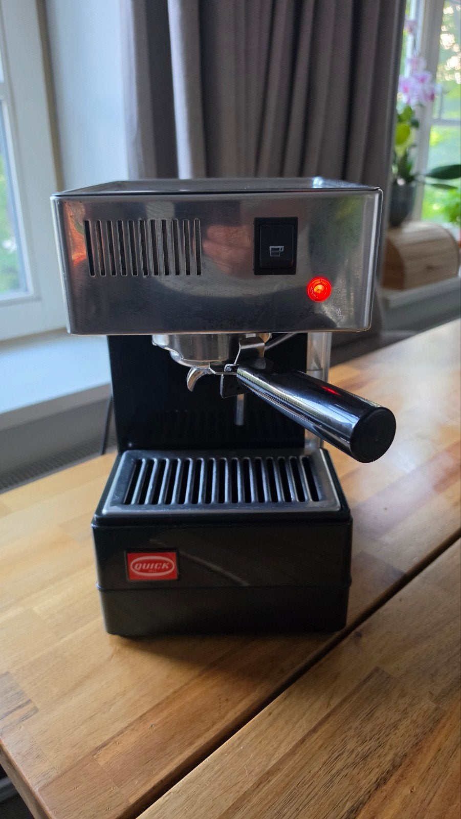 Quick Mill 820 Espressomachine - Volledig Onderhouden, Stoompijpje, Gebruikt, Espresso apparaat, Gemalen koffie