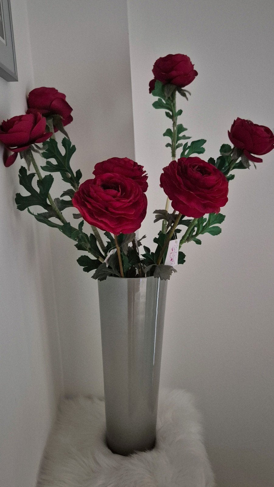 Vaas met bloemen., Ophalen, Zo goed als nieuw