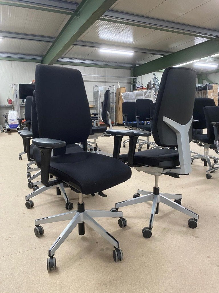 Giroflex model 68 ergonomische bureaustoelen, Ophalen, Zwart, Giroflex, Giroflex