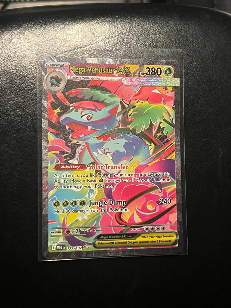 Mega Venusaur EX Pokémon Kaart - #177/132, Hobby en Vrije tijd, Verzamelkaartspellen | Pokémon, Nieuw, Losse kaart, Foil, Ophalen of Verzenden