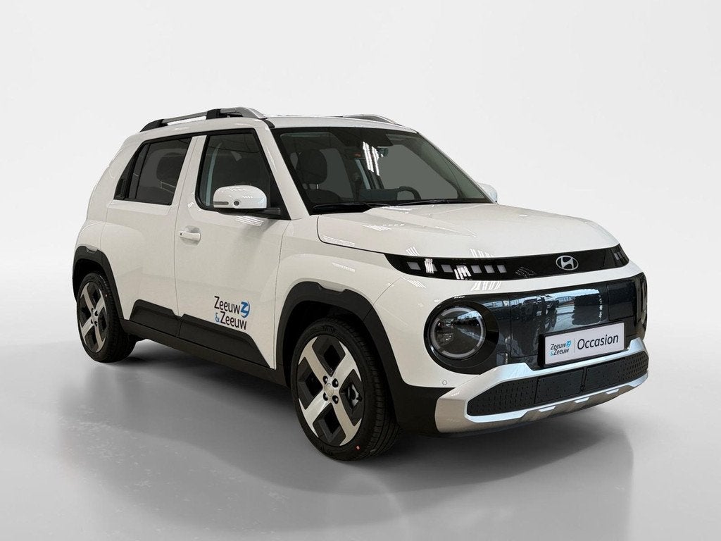Hyundai INSTER EVOLVE SKY | 49 KWH | OPEN DAK | URBAN STYLE, Auto's, Hyundai, Stof, 116 pk, Wit, Origineel Nederlands