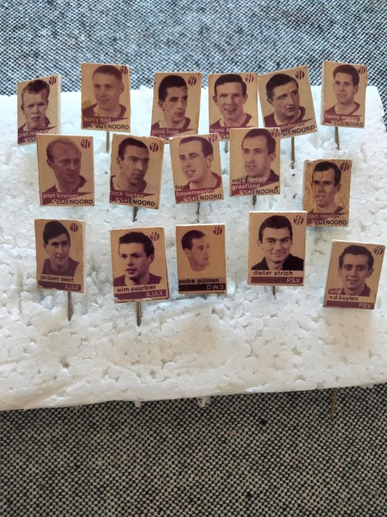 Vintage Voetbalspeldjes - Feyenoord, Ajax, PSV, DWS, Verzamelen, Sportartikelen en Voetbal, Ophalen of Verzenden