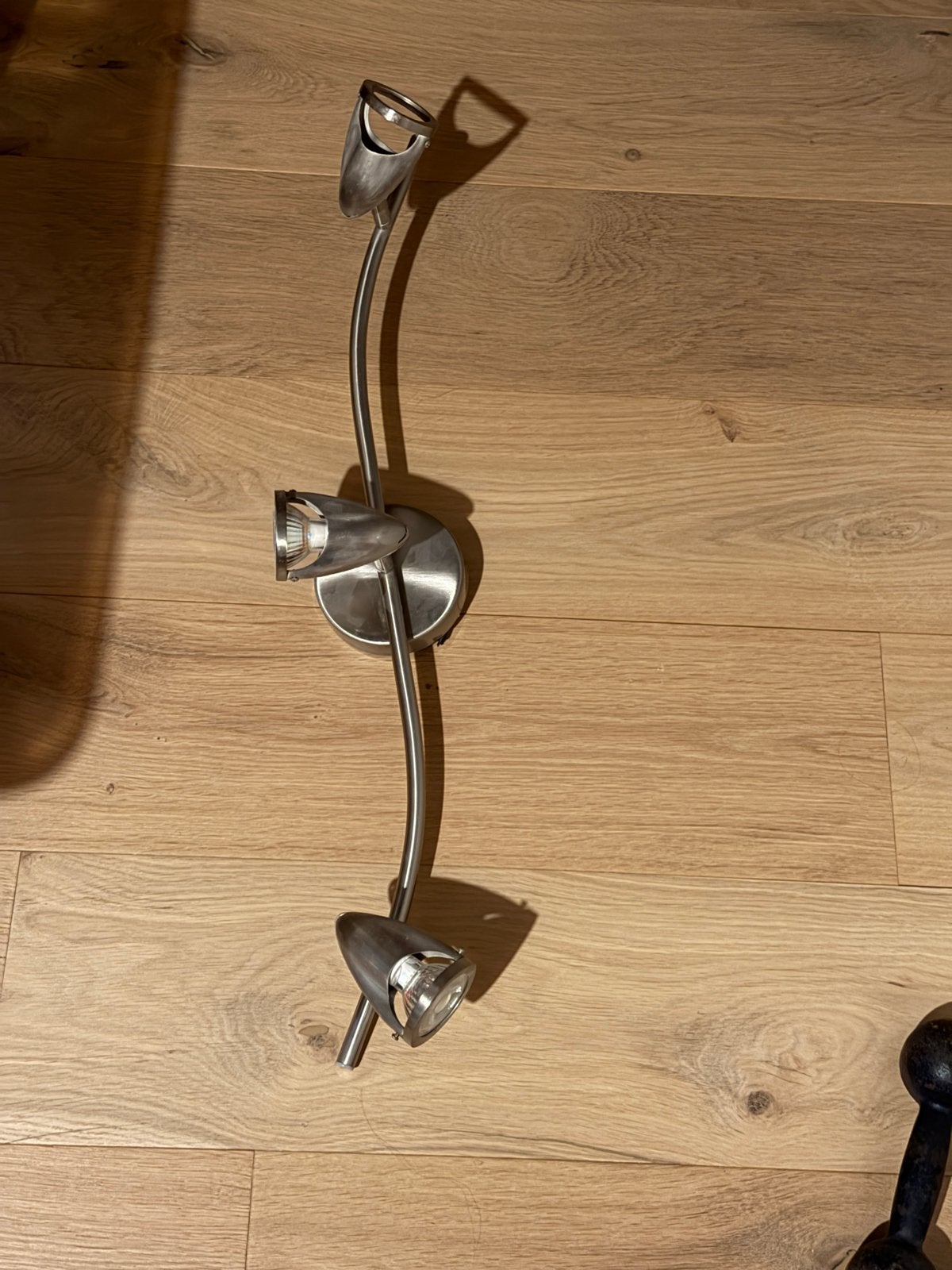 Spotlamp van Gamma, 3 spots, zilverkleurig, Ophalen, GU10, Overige merken, LED