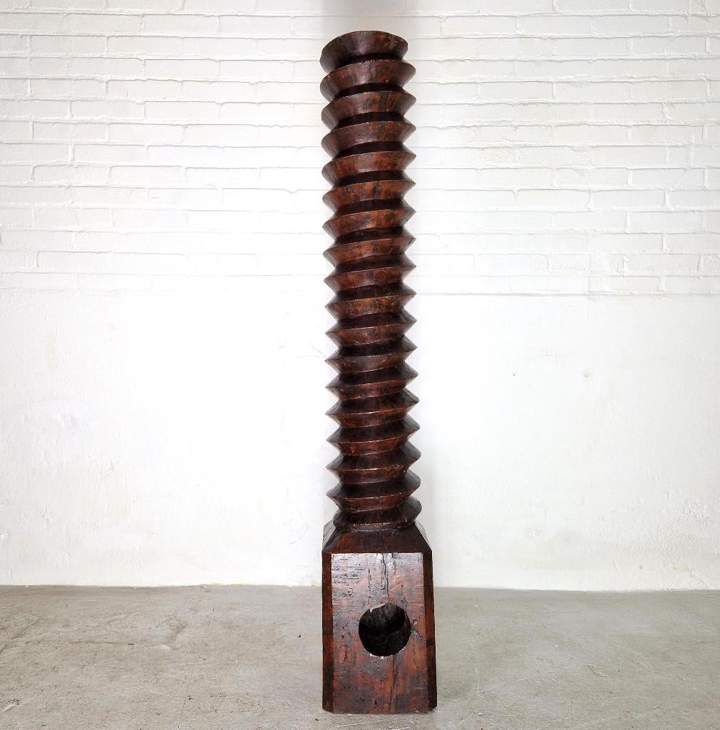 Sculpturaal Object | Antieke wijnpers | Frankrijk, Ophalen