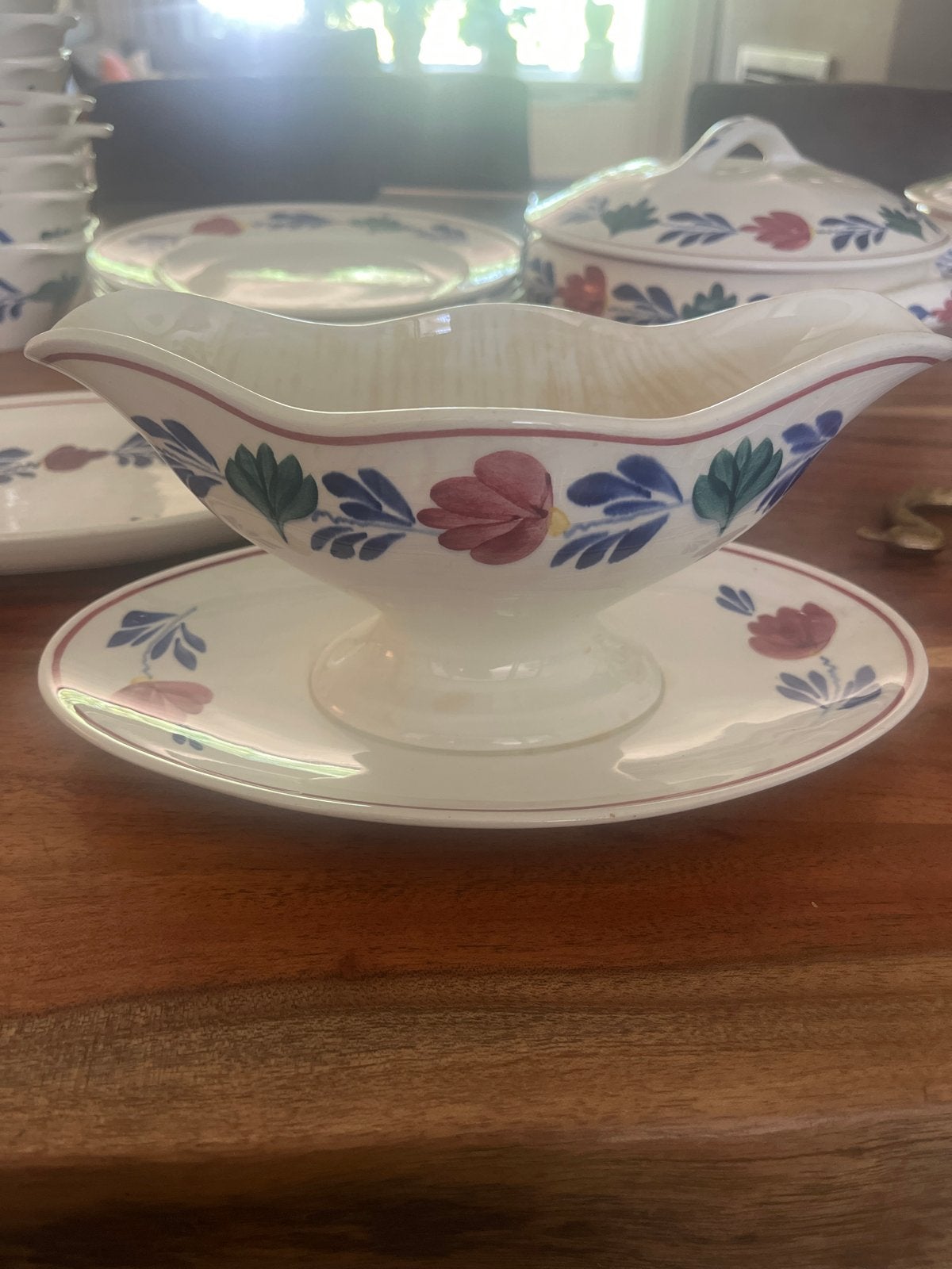 Juskom met schotel Boerenbont 483, Ophalen