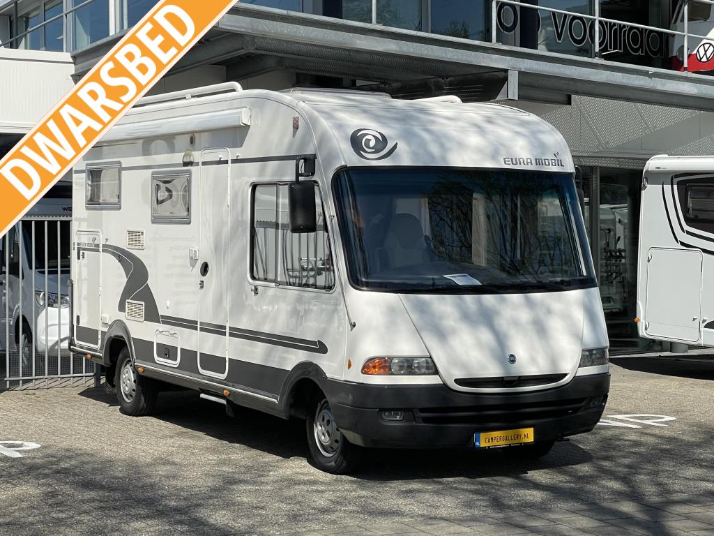 Eura Mobil Integraal 660 HBL DWARSBED + HEFBED INRUILKOOPJE!, Caravans en Kamperen, Campers, Integraal, Fiat, Bedrijf, 6 tot 7 meter