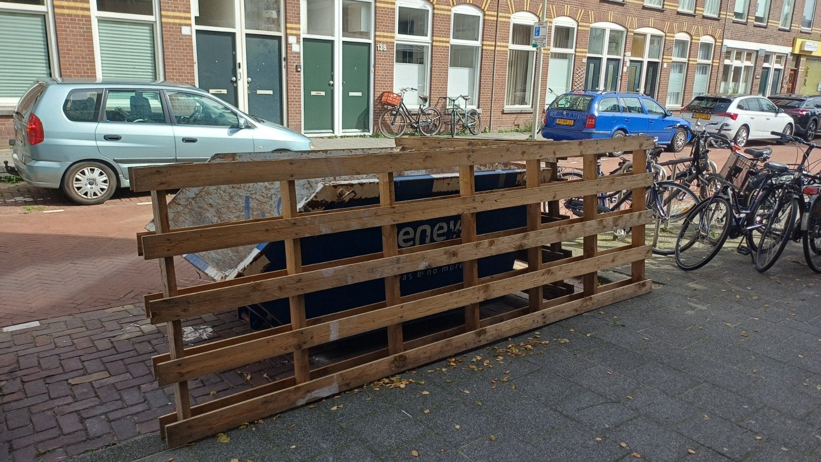 Gratis pallets, Ophalen, Zo goed als nieuw, 200 tot 250 cm, Overige houtsoorten